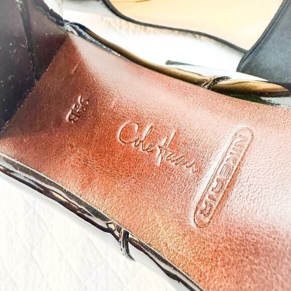 Cole Haan Mary Jane Patent Leather Pump Comfort Heel Size 9.5 - Picture 4 of 5